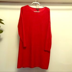 Eileen Fisher Italian Merino yarn sweater dress XL